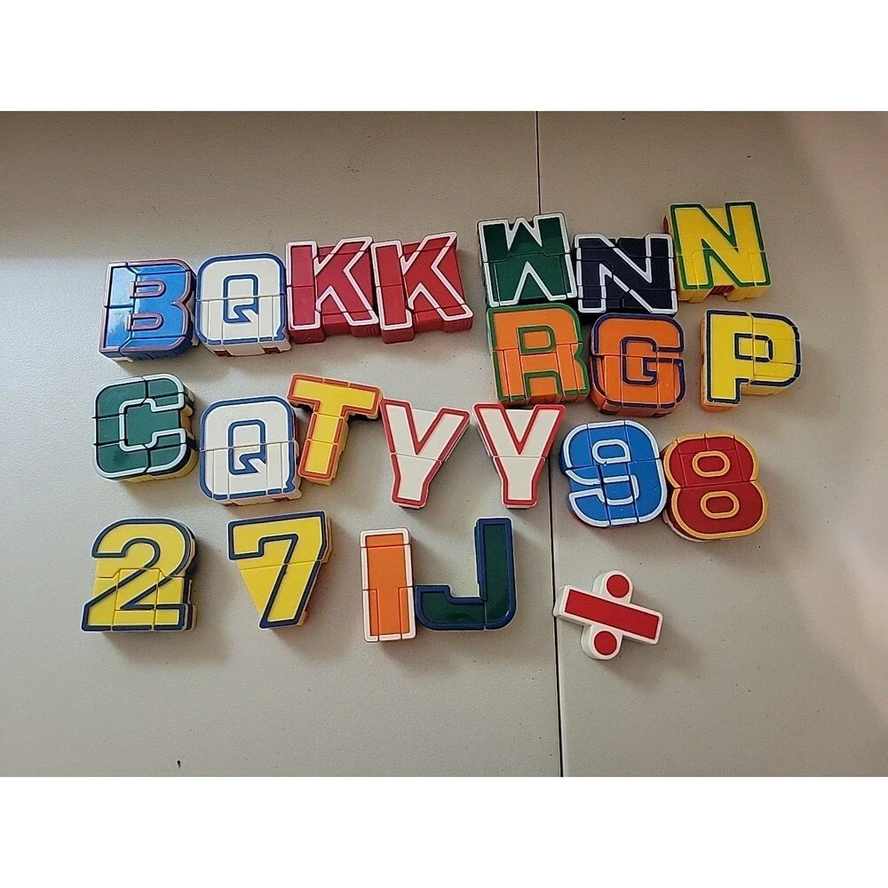 Alpha Bots Transforming‎ Robot Alphabet Letters Set Replacements Not Complete